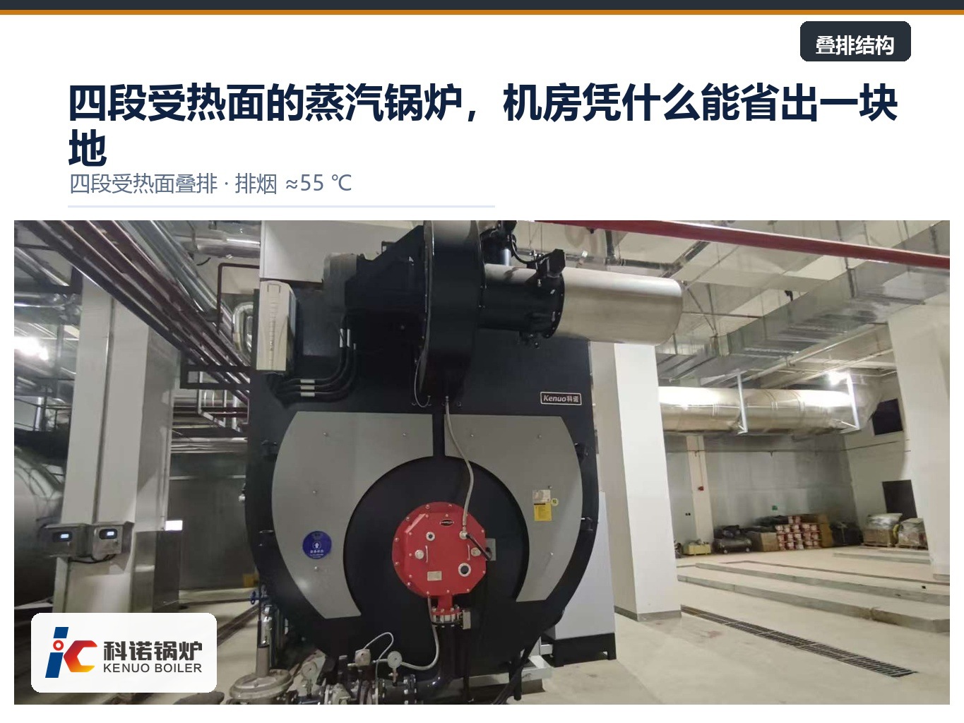 四段受热面的蒸汽锅炉，机房凭什么能省出一块地