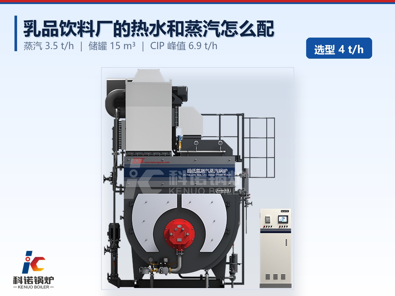 乳品饮料厂的热水和蒸汽怎么配？CIP清洗峰值怎么平