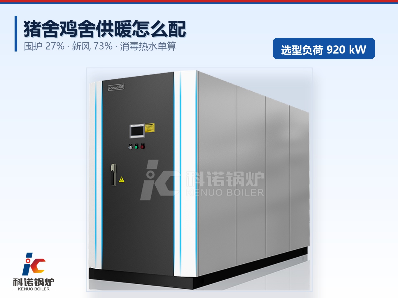 猪舍、鸡舍供暖锅炉怎么配？保温、换气、消毒三路负荷一次算清