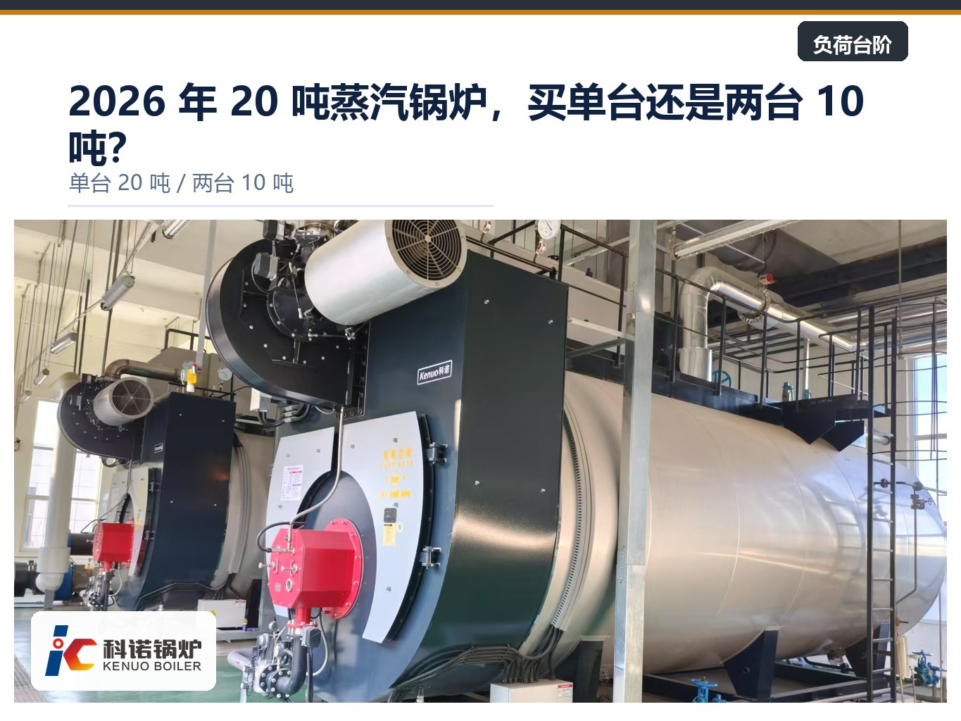 2026 年 20 吨蒸汽锅炉，买单台还是两台 10 吨？